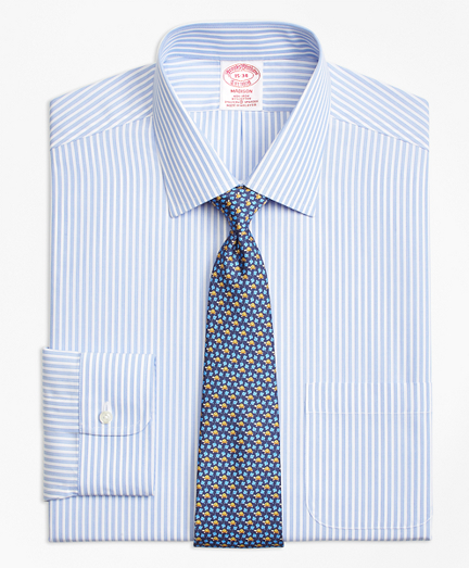 Stretch Madison Classic-Fit Dress Shirt, Non-Iron Music Stripe