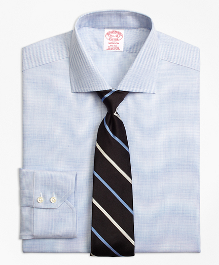 Madison Classic-Fit Dress Shirt, Non-Iron Houndstooth - Brooks Brothers