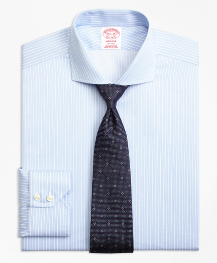 Madison Classic-Fit Dress Shirt, Non-Iron Hairline Framed Stripe