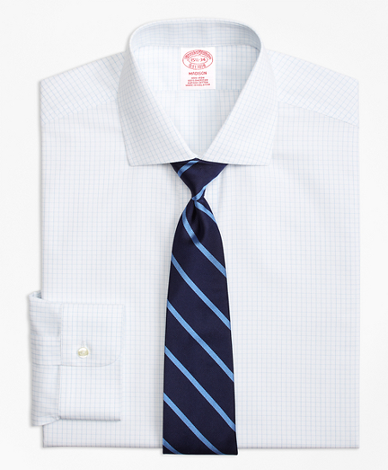 Madison Classic-Fit Dress Shirt, Non-Iron Graph Check