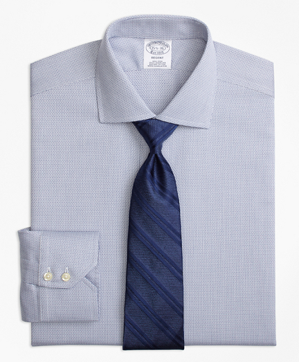 Regent Fitted Dress Shirt, Non-Iron Textured Solid