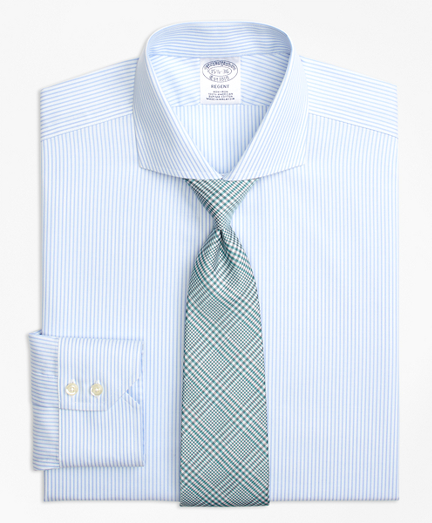 Regent Fitted Dress Shirt, Non-Iron Alternating Stripe
