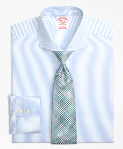 Madison Classic-Fit Dress Shirt, Non-Iron Alternating Stripe