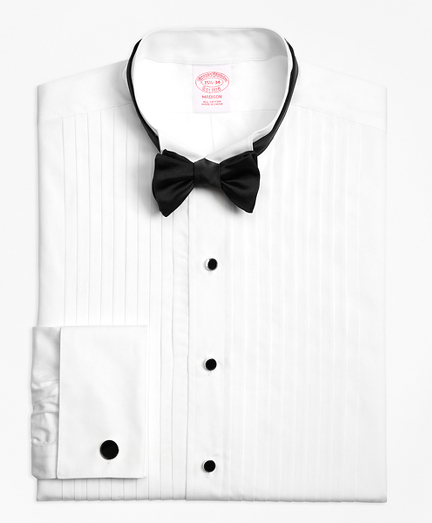 Madison Fit Ten-Pleat Wing Collar Tuxedo Shirt