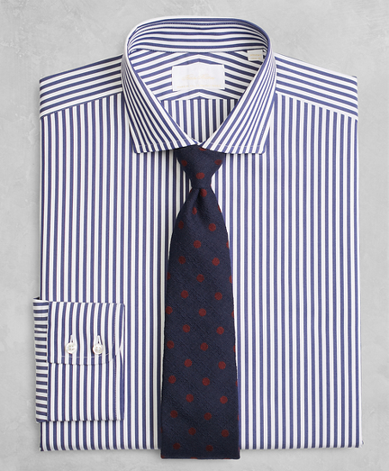 Golden Fleece&reg; Milano Slim-Fit Dress Shirt, English Collar Stripe