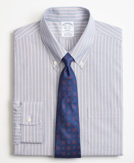 Regent Fitted Dress Shirt, Non-Iron Double Stripe
