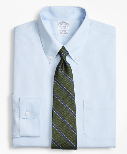 Regent Fitted Dress Shirt, Non-Iron Tonal Ground Stripe