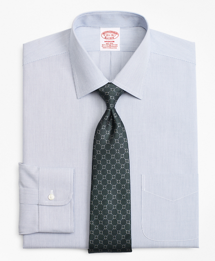 Stretch Madison Classic-Fit Dress Shirt, Non-Iron Hairline Stripe