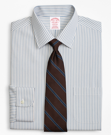 Madison Classic-Fit Dress Shirt, Non-Iron Framed Stripe