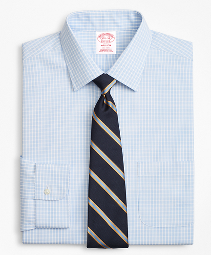 Madison Classic-Fit Dress Shirt, Non-Iron Triple Check