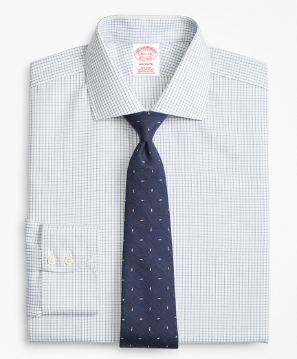 Madison Classic-Fit Dress Shirt, Non-Iron Windowpane