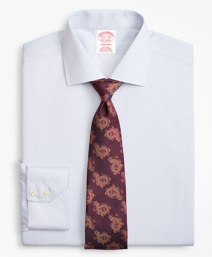 Madison Classic-Fit Dress Shirt, Non-Iron Alternating Stripe