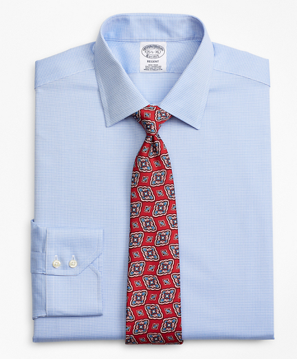 Regent Fitted Dress Shirt, Non-Iron Check