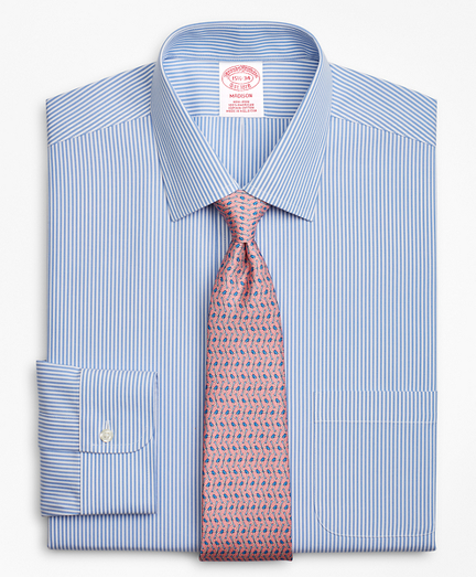 Madison Classic-Fit Dress Shirt, Non-Iron Stripe