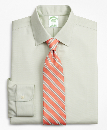green slim fit dress shirt