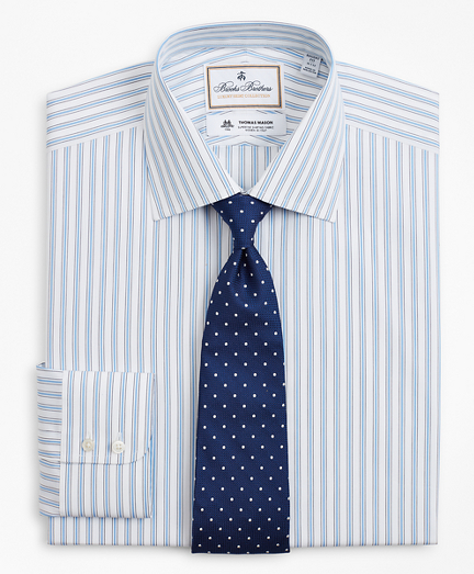 Luxury Collection Regent Fitted Dress Shirt, Franklin Spread Collar Outline Stripe