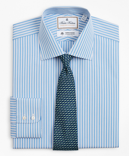 Luxury Collection Regent Fitted Dress Shirt, Franklin Spread Collar Pinstripe