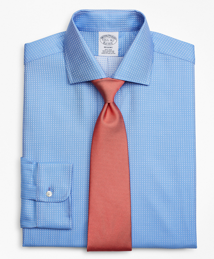 Regent Fitted Dress Shirt, Non-Iron Dobby Dot