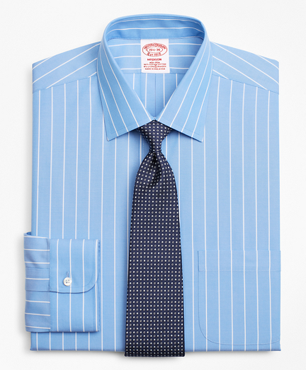 Stretch Madison Classic-Fit Dress Shirt, Non-Iron Stripe