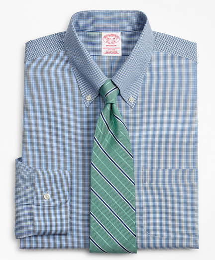 Madison Classic-Fit Dress Shirt, Non-Iron Micro-Check