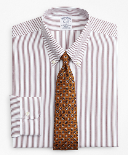Regent Fitted Dress Shirt, Non-Iron Stripe