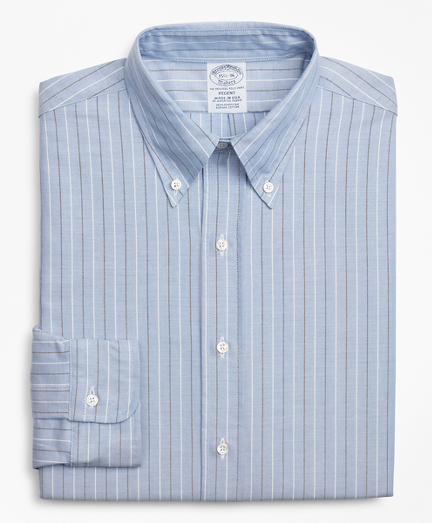 Original Polo&reg; Button-Down Oxford Regent Fitted Dress Shirt, Stripe