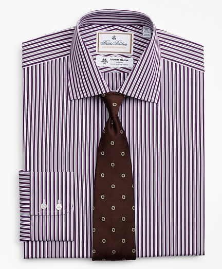 Luxury Collection Regent Fitted Dress Shirt, Franklin Spread Collar Double-Stripe