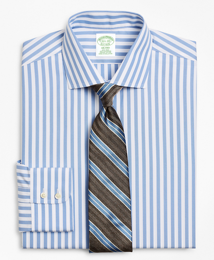 Milano Slim-Fit Dress Shirt, Non-Iron Stripe