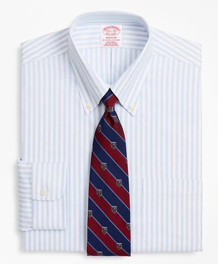 BrooksCool&reg; Madison Classic-Fit Dress Shirt, Non-Iron Stripe