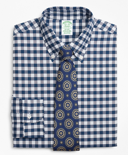 navy polo button down