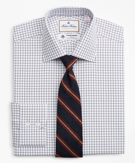 Luxury Collection Madison Classic-Fit Dress Shirt, Franklin Spread Collar Fine Windowpane