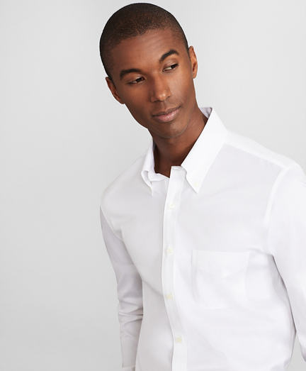 white broadcloth dress shirt