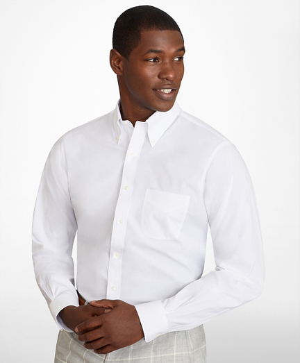 white dress shirt button down collar