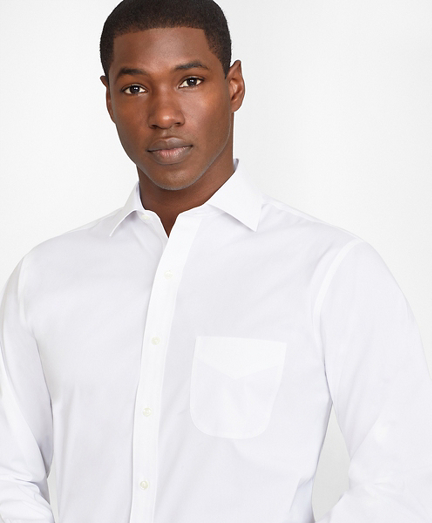 Regent Regular-Fit Dress Shirt, Performance Non-Iron with COOLMAX ...