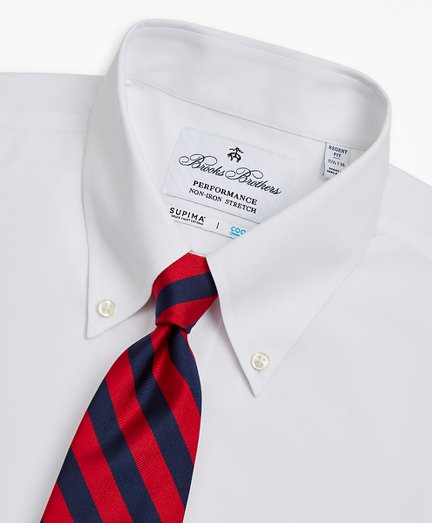 Regent Fitted Dress Shirt, Performance 