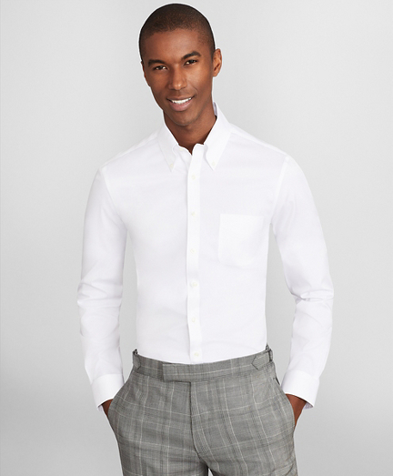 mens fitted dress shirts button down collar