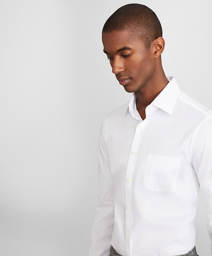 brooks brothers white oxford shirt