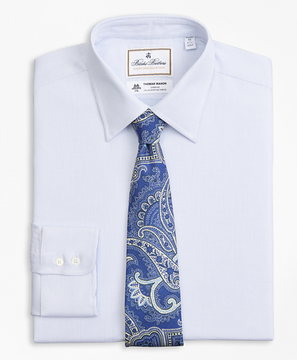 Luxury Collection Regent Fitted Dress Shirt, Franklin Spread Collar Broken  Stripe