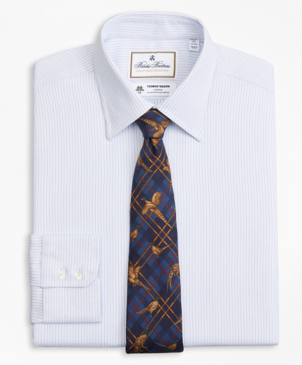 Luxury Collection Regent Fitted Dress Shirt, Franklin Spread Collar Textured Stripe
