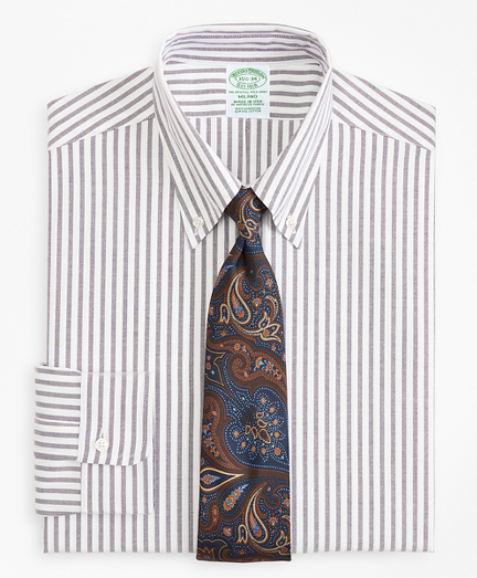 Original Polo&reg; Button-Down Oxford Milano Slim-Fit Dress Shirt, Stripe