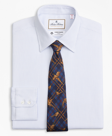 Luxury Collection Madison Classic-Fit Dress Shirt, Franklin Spread Collar  Textured Stripe