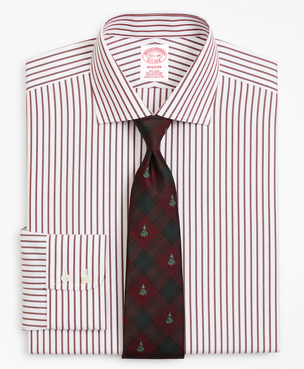 Madison Classic-Fit Dress Shirt, Non-Iron Stripe