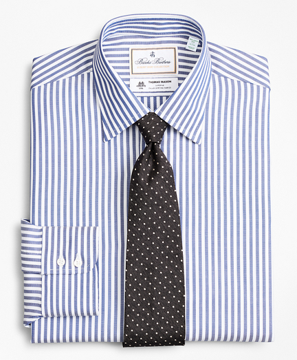 Luxury Collection Milano Slim-Fit Dress Shirt, Franklin Spread Collar Bengal Stripe