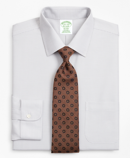 Milano Slim-Fit Dress Shirt, Non-Iron Micro-Check