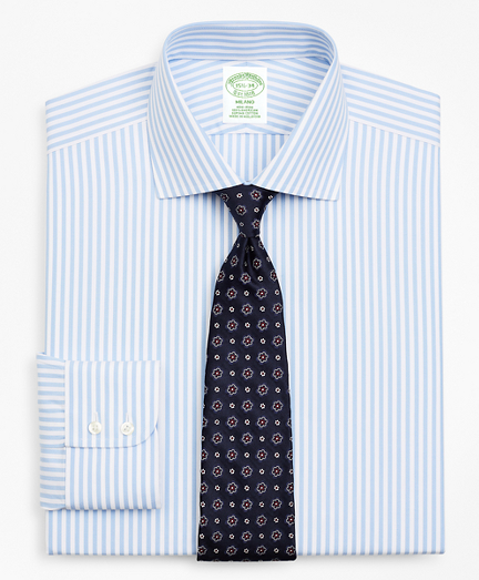 Milano Slim-Fit Dress Shirt, Non-Iron Stripe