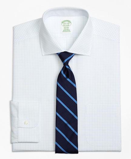 Milano Slim-Fit Dress Shirt, Non-Iron Graph Check