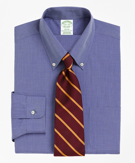 Milano Slim-Fit Dress Shirt, Button-Down Collar