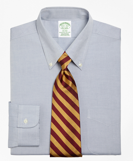 Milano Slim-Fit Dress Shirt, Button-Down Collar
