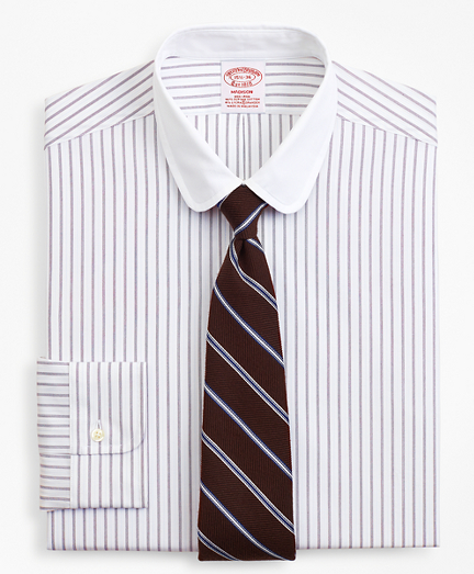Stretch Madison Classic-Fit Dress Shirt, Dotted-Stripe