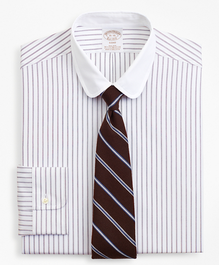 Stretch Soho Extra-Slim Fit Dress Shirt, Dotted-Stripe